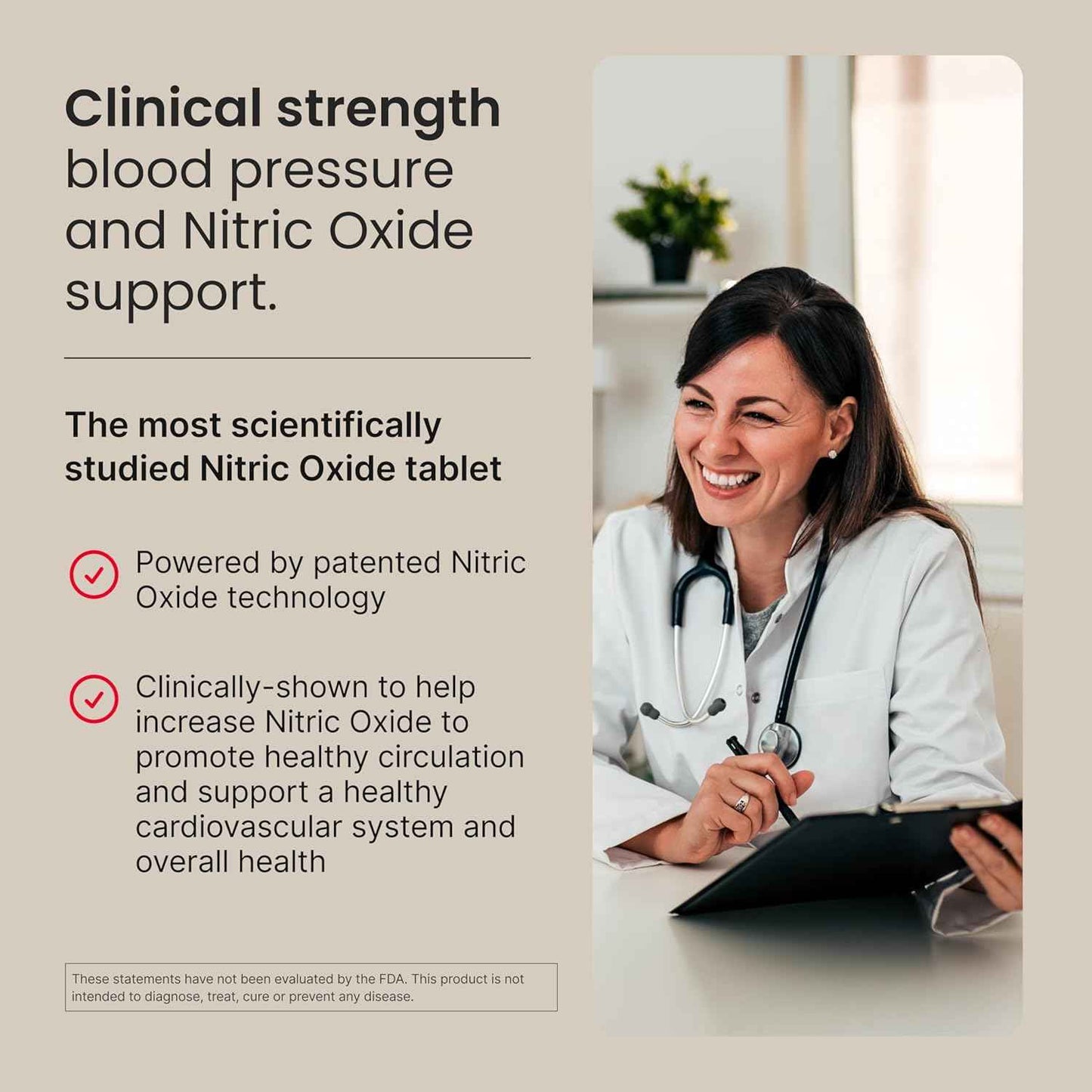 HumanN Neo40 Professional - Daily Heart & Circulation Support - Methylfolate, Beet Root Powder, Hawthorn Berry, L-citrulline - 60 Dissolvable Tablets