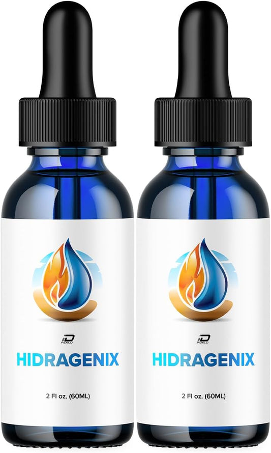 Hydragenix Liquid Drops - Advanced Formula for Wellness Support - 2 Pack (120 ML) - New 2024 Formula