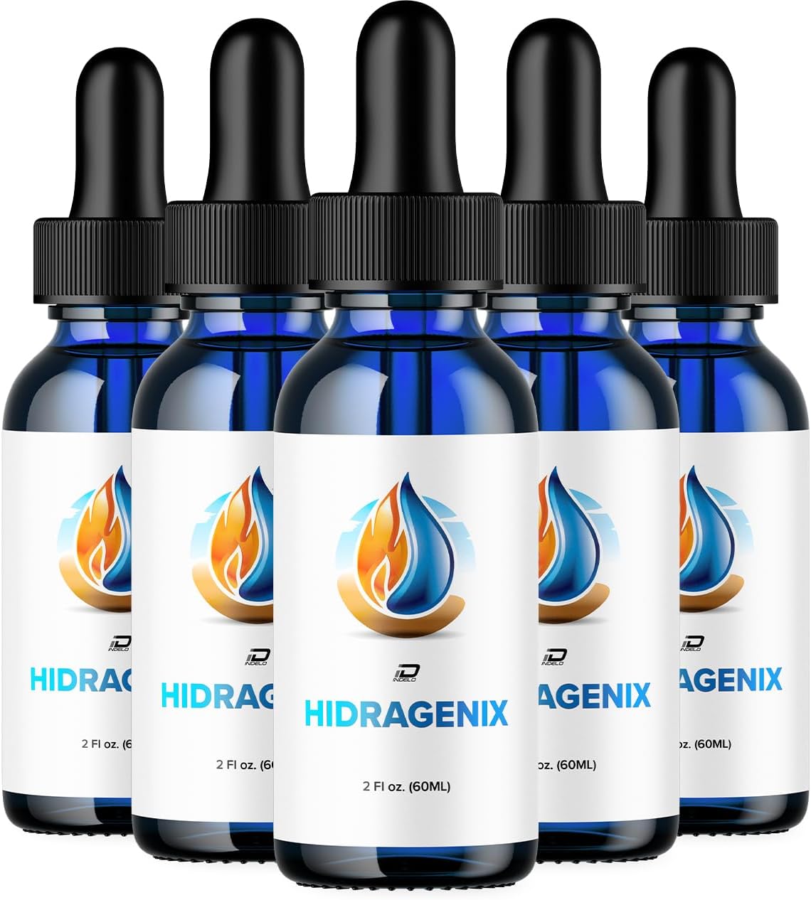 Hydragenix Liquid Drops - Advanced Formula for Wellness Support (5 Pack, 300 ML) - New 2024 Formula