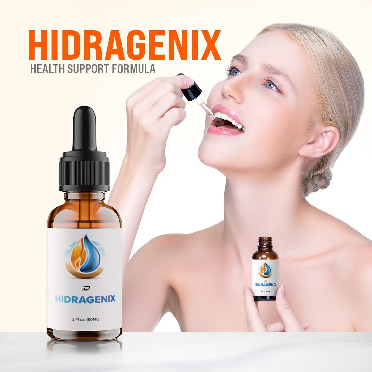 Hydragenix Liquid Drops for Wellness - Advanced 2024 Formula - 60 ML - Hydragenix Support Formula