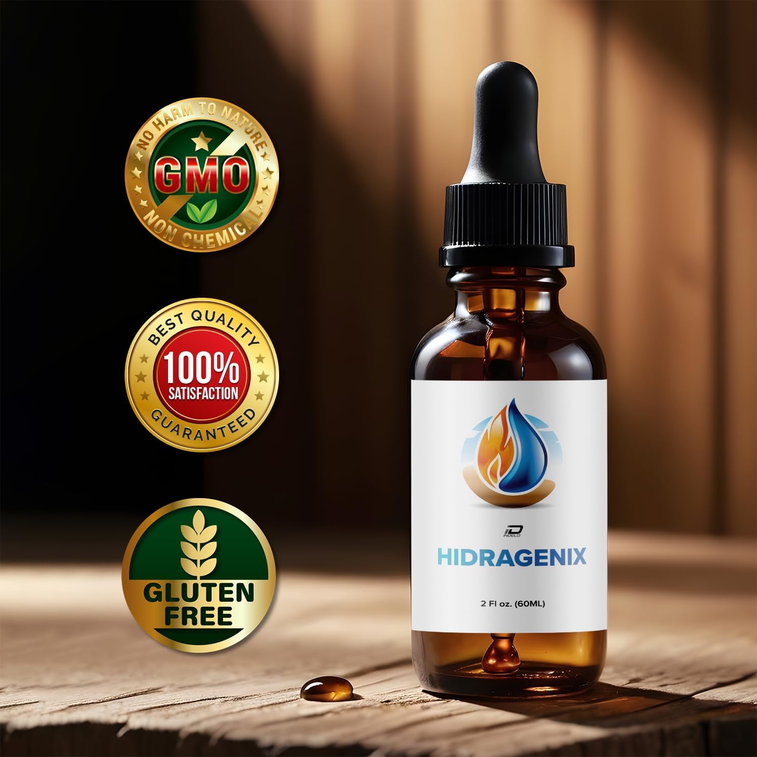 Hydragenix Liquid Drops for Wellness - Advanced 2024 Formula - 60 ML - Hydragenix Support Formula