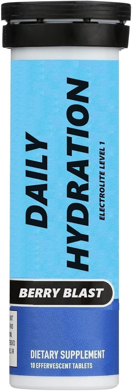 Hydrating Berry Blast Electrolyte Supplement Drink Tablets, 10 Tablets - 1 Count