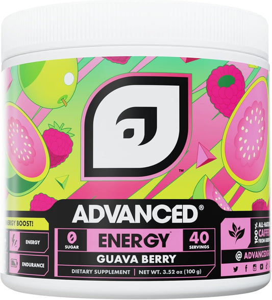 Hydration Energy Boost Formula with Electrolytes, L-Theanine for Jitter Control, Sugar Free & Keto Friendly, No Maltodextrin - Guava Berry