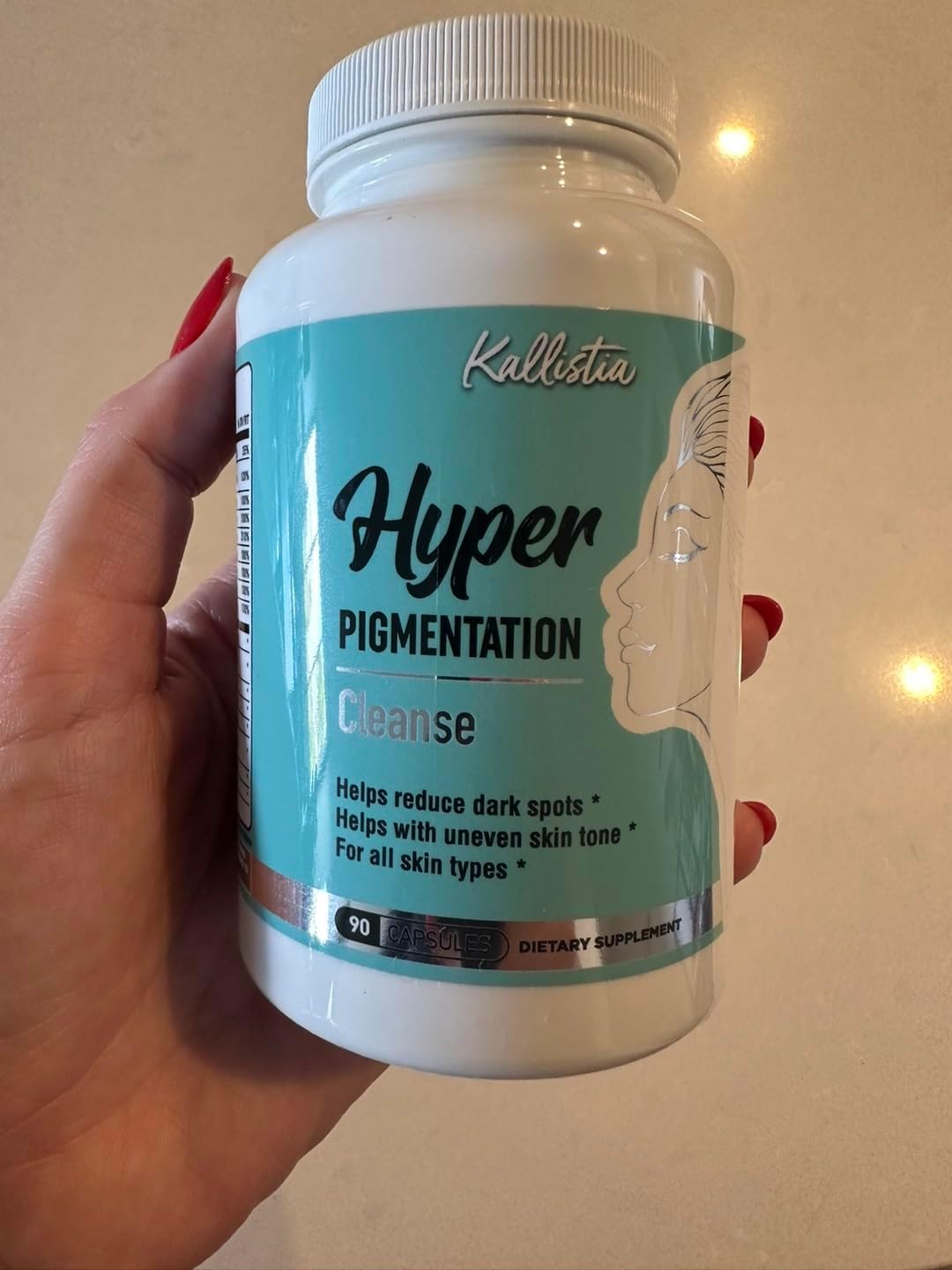 Hyperpigmentation Cleanse Capsules by Kallistia - Natural Solution for Skin Discoloration and Uneven Tone