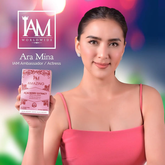 IAM WORLDWIDE Amazing Acai Berry with Bacopa Monnieri Supplement - Pack of 3