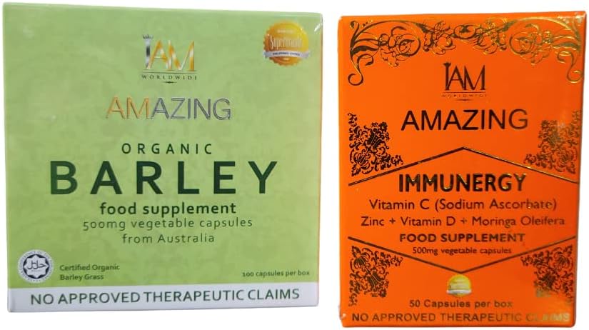 IAM WORLDWIDE Amazing Pure Organic Capsules with IMMUNERGY Vitamin C - Boost Your Immune System Today