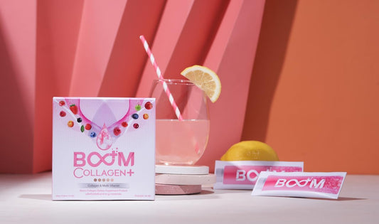 IconGroup Boom Collagen Plus: Dietary Supplement with Freshwater Fish Scale-derived Collagen & Natural Vitamins