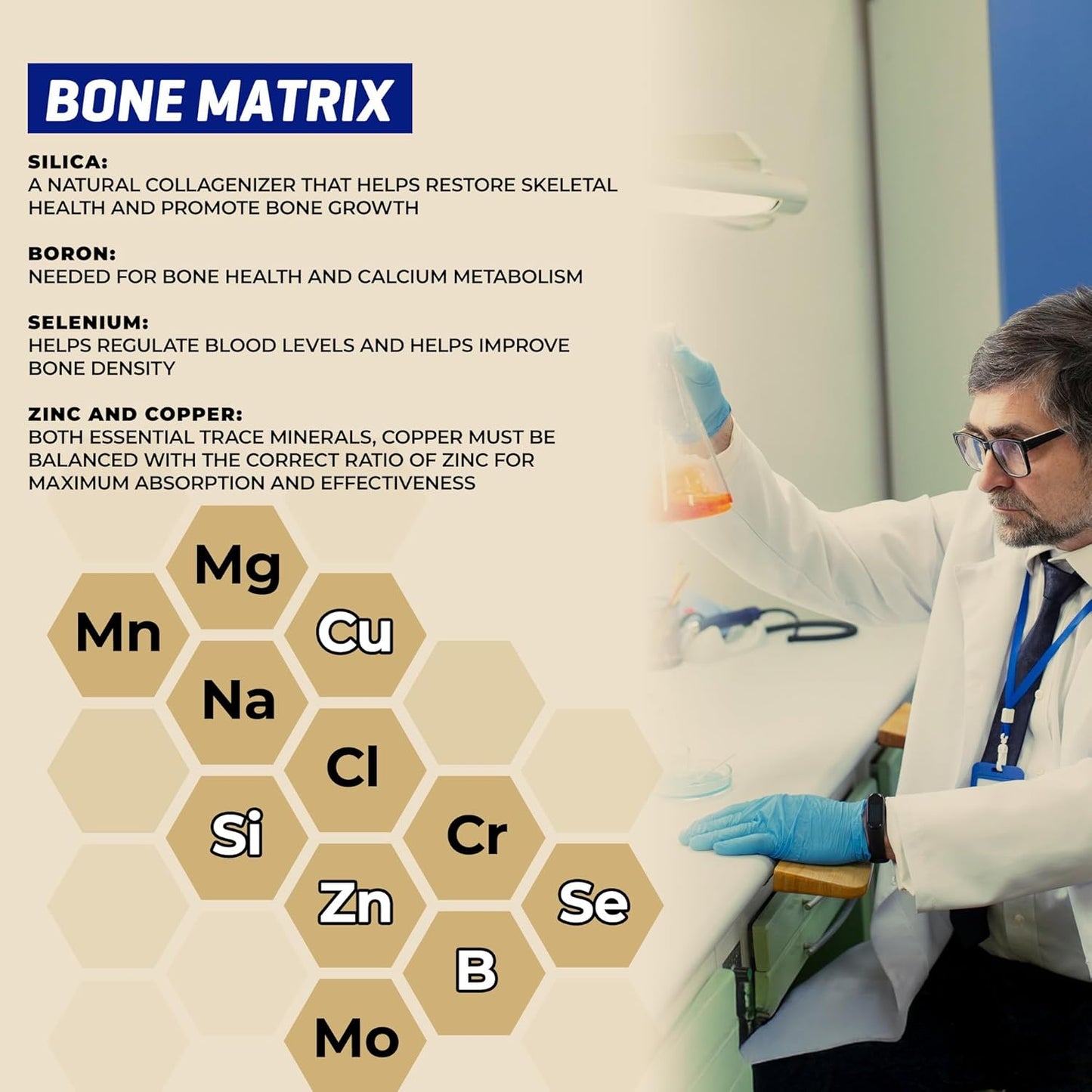 Imix Nutrition QuikPlus Bone Matrix Supplement with Calcium, Magnesium, Zinc, and Potassium - Vegan, Gluten-Free, All Natural Formula with Ionic Liquid Minerals and Collagenizer for Bone and Teeth Support (2 Oz)