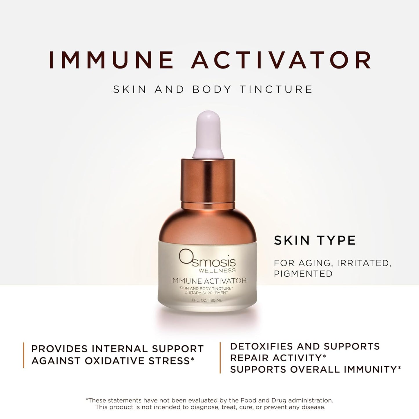 Immune Activator Repair Tincture - Boosts Immune and Overall Health - Daily Sugar-Free Supplement - 1 Fl Oz
