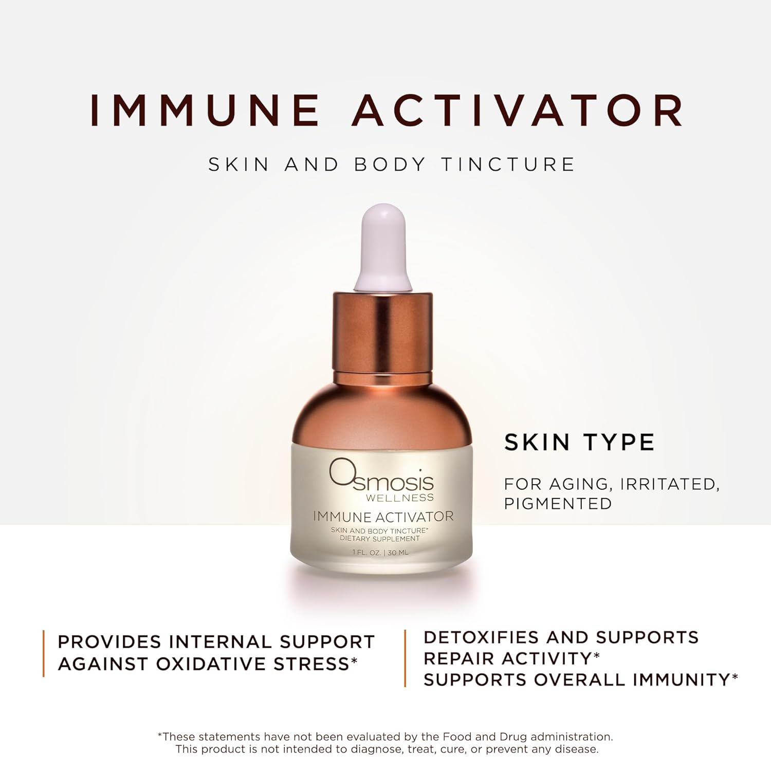 Immune Activator Repair Tincture - Boosts Immune and Overall Health - Daily Sugar-Free Supplement - 1 Fl Oz