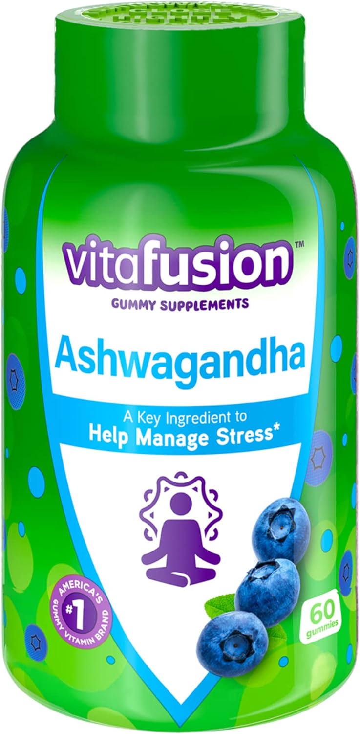 Immune Support Bundle: Vitafusion Ashwagandha Gummies 60 Count + Vitamin C Gummies 150 Count