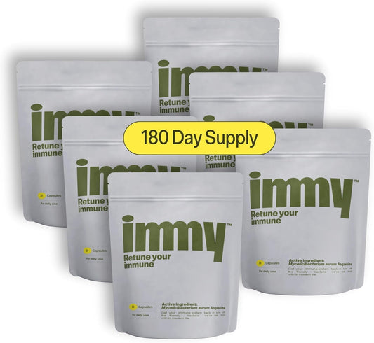 IMMY Immune Supplement for Mood and Gut Health - 180 ct. for Joint Relief, Focus, and Calming Aid