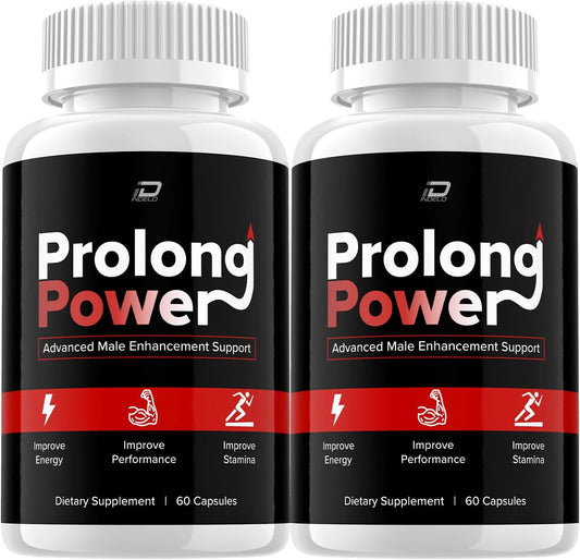 Indelo Prolong Power Pills Supplement - Advanced All-Natural Formula (2 Pack)