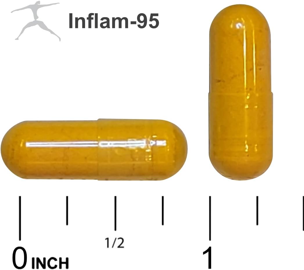 Inflam-95 Supplement with Ginger, Curcumin, Boswellia, Nettle, Bioperine - Promotes Healthy Inflammatory Response*