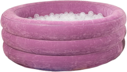 Inflatable Fun and Function Air-Lite Ball Pit for Toddlers & Kids - Indoor Soft Play Sensory Tool for Children with Special Needs