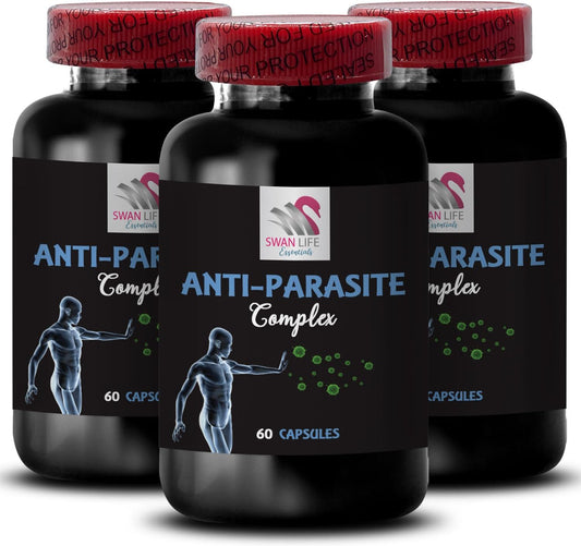 Inner Detox Anti-Parasite Complex - Daily Wellness Support - Herbal Blend for Clean Pathways - 180 Capsules