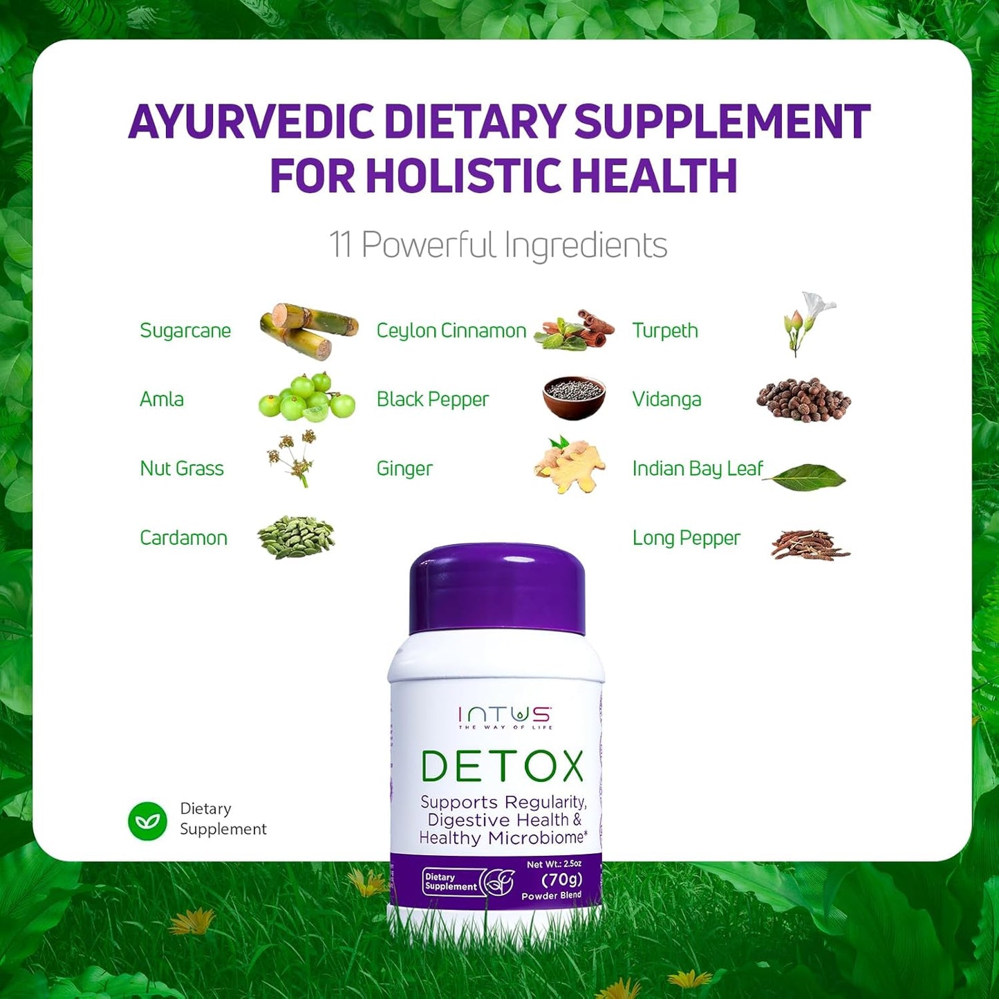 Intus Detox: Colon Cleanse & Liver Detox Herbal Supplement for Gut Health, Constipation, Digestion - 2.5 oz