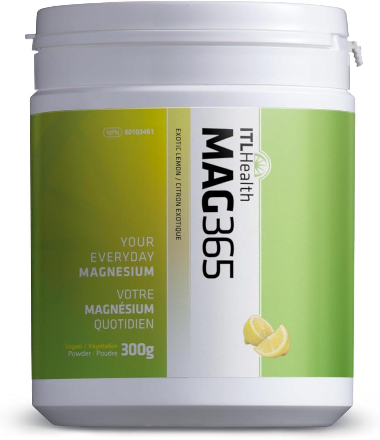Ionic Magnesium Citrate Supplement for Healthy Metabolism, Bone Development, and Muscle Function | MAG365 Exotic Lemon 300g