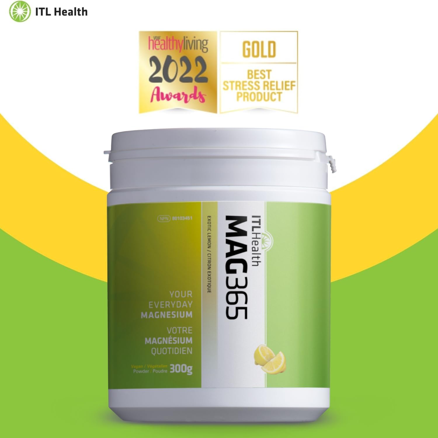 Ionic Magnesium Citrate Supplement for Healthy Metabolism, Bone Development, and Muscle Function | MAG365 Exotic Lemon 300g