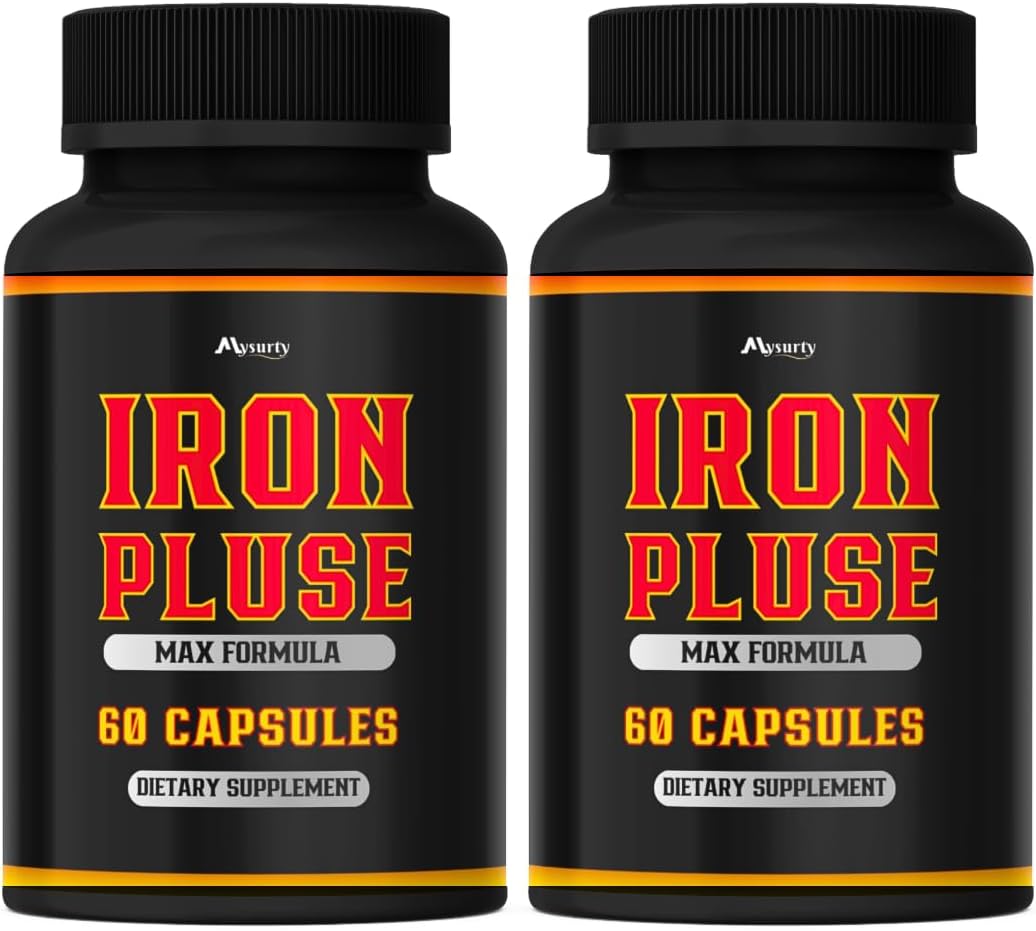 IronPulse Max Formula Capsules - 2 Pack for Iron Support and Energy Boost