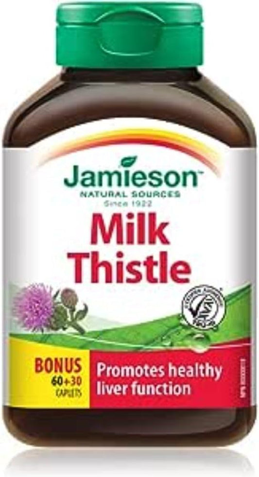 Jamieson Milk Thistle Supplement for Liver Health - Extra Strength Formula