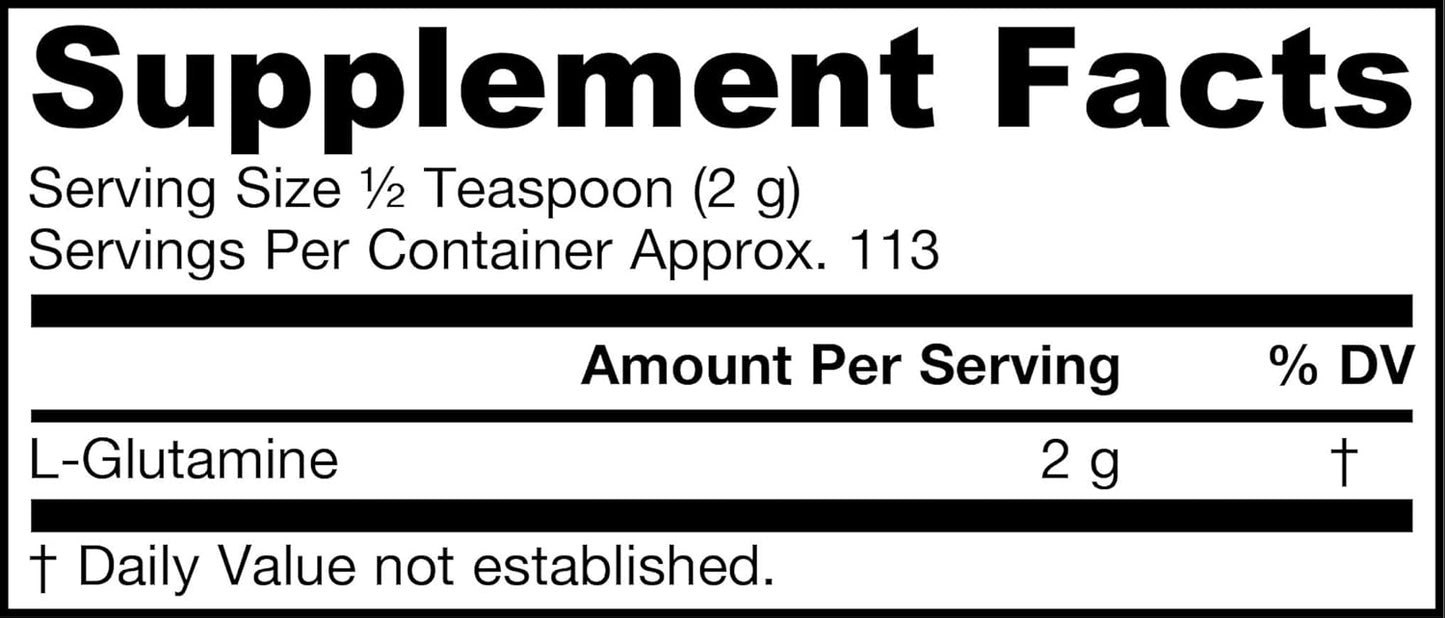 Jarrow Formulas L-Glutamine Powder - 8 Oz - Supports Muscle Tissue & Immune Function