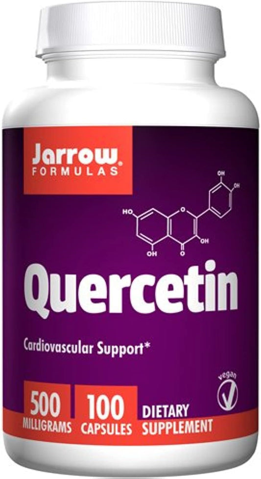 Jarrow Formulas Quercetin 500mg - 200 Veggie Capsules, 2 Pack