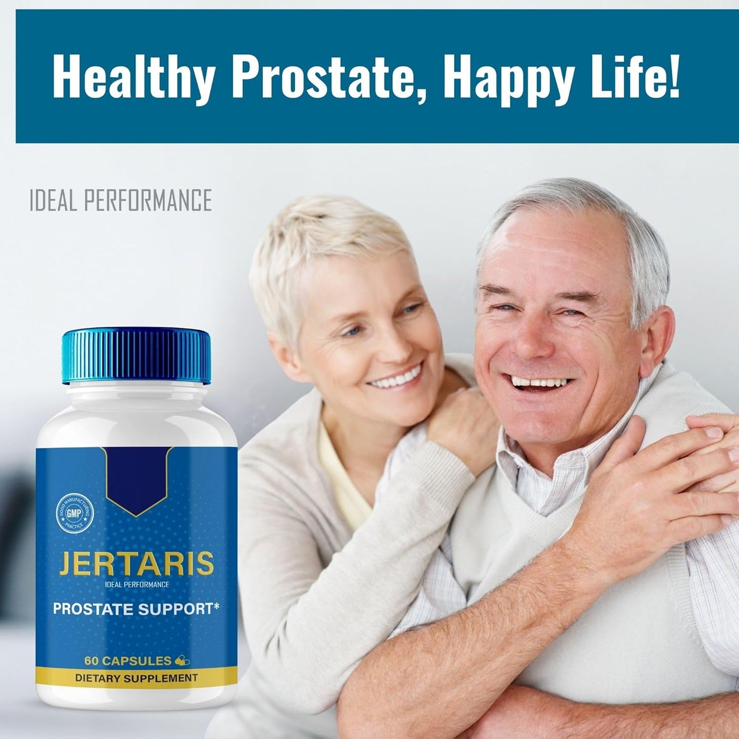 Jertaris Prostate Health Supplement Capsules - Extra Strength Formula for Optimal Performance (5 Pack)