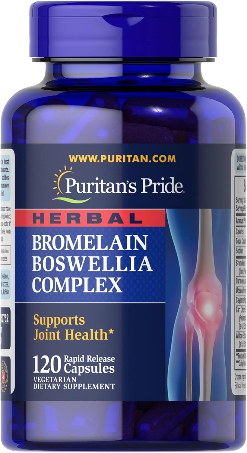 Joint Support Complex with Bromelain, Boswellia, and Turmeric - 120 Capsules