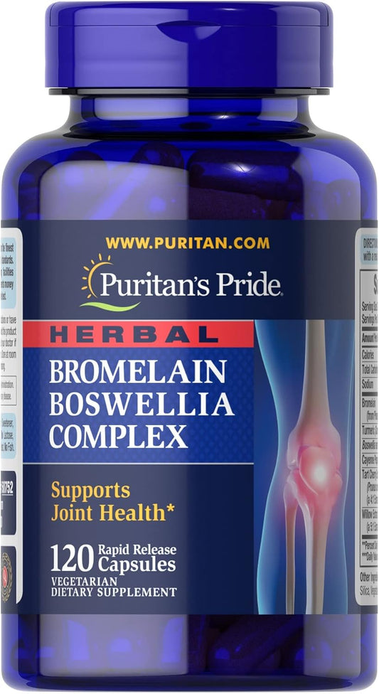 Joint Support Complex with Bromelain, Boswellia, and Turmeric - 120 Capsules