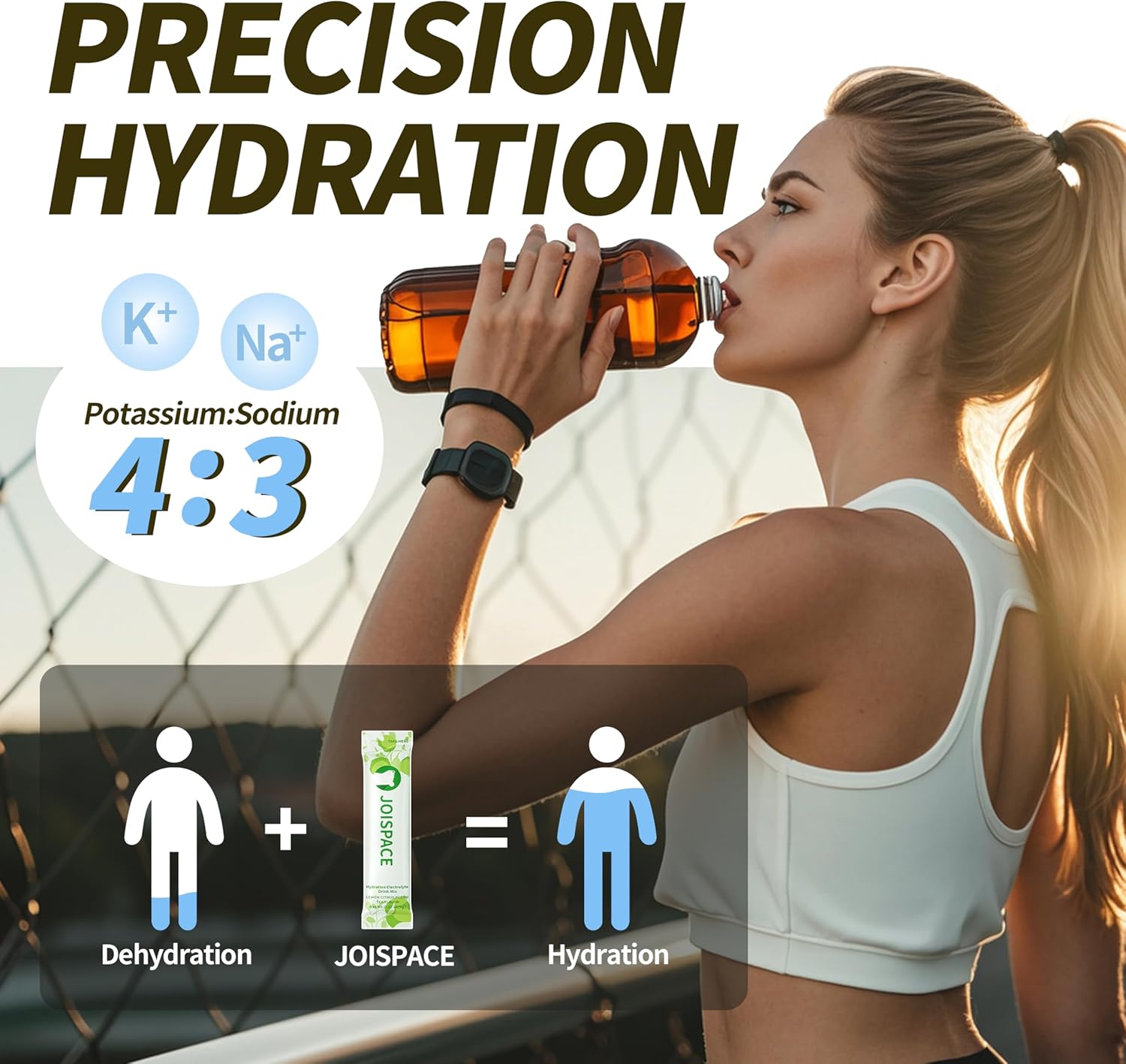 JOISPACE Lemon Tea & Pomelo Tea Electrolyte Drink Mix | Fast Hydration & Electrolytes Boost | Non-GMO, Vegan, Gluten-Free | 32 Servings