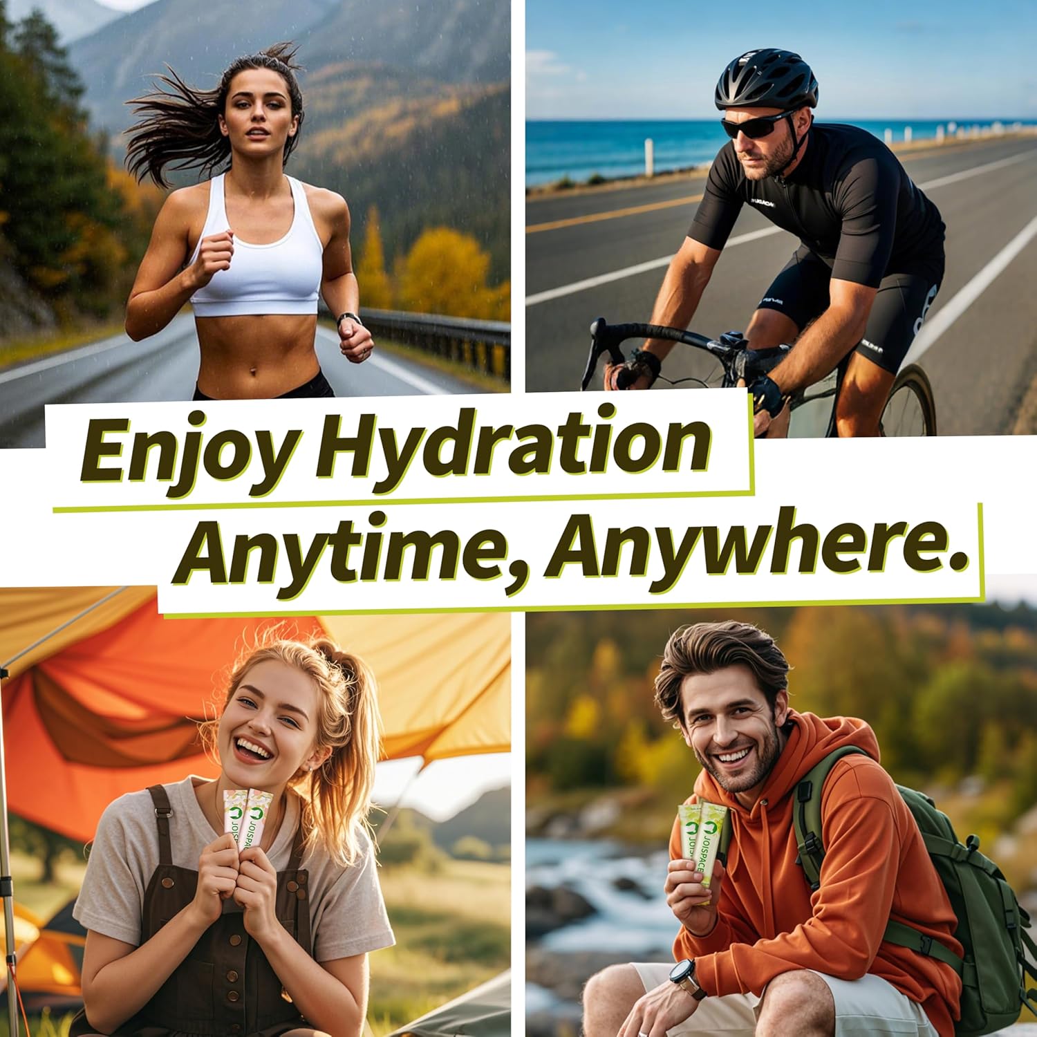 JOISPACE Lemon Tea & Pomelo Tea Electrolyte Drink Mix | Fast Hydration & Electrolytes Boost | Non-GMO, Vegan, Gluten-Free | 32 Servings