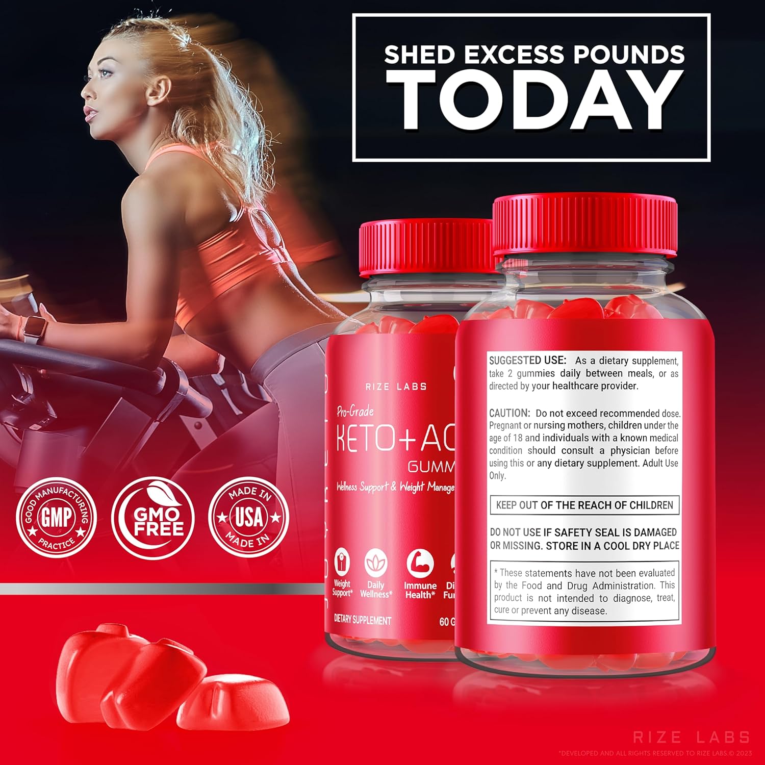 Joy Keto Plus ACV Gummies Pack of 2 for Advanced  Slimming Formula  and Improved Digestion - Official Reviews of Joy Keto ACV Gummies with Vitamin B12 (120 Gummies)