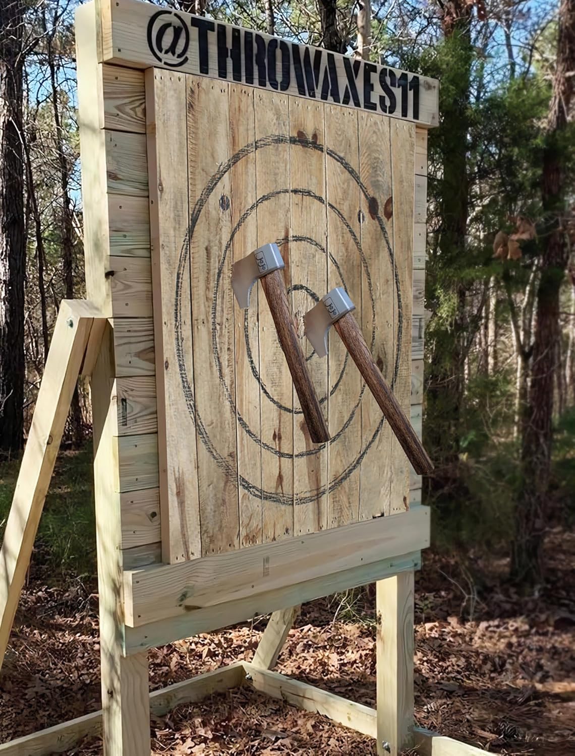 JXE JXO Woopecker Throwing Hatchet - 1.58Lbs Head, 18" Handle - Ideal for Axe Throwing Competitions