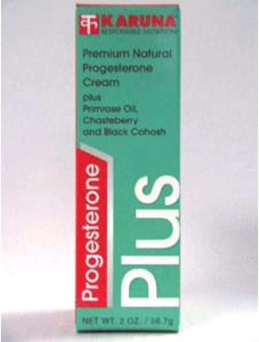 Karuna Progesterone Plus Cream: 2 oz - Natural Hormone Balance Support