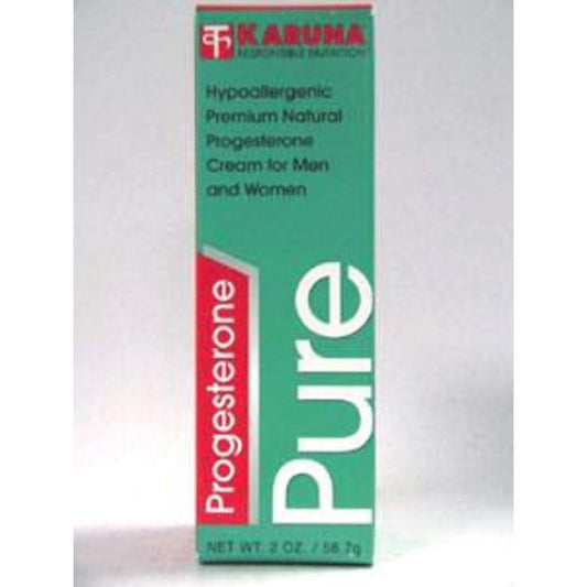 Karuna Progesterone Pure Cream 2oz - Natural Hormone Balance Serum for Women