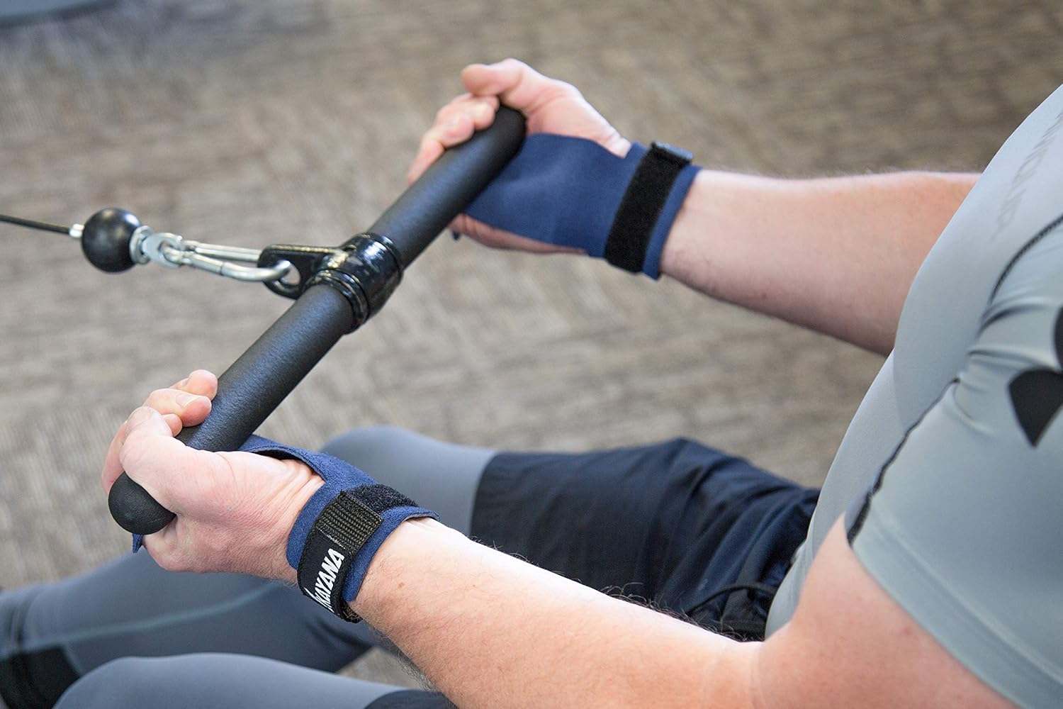 KAYANA Leather Gymnastics Hand Grips - 3 Hole Design for Palm Protection and Wrist Support in Cross Training, Weightlifting, Pull ups, and More