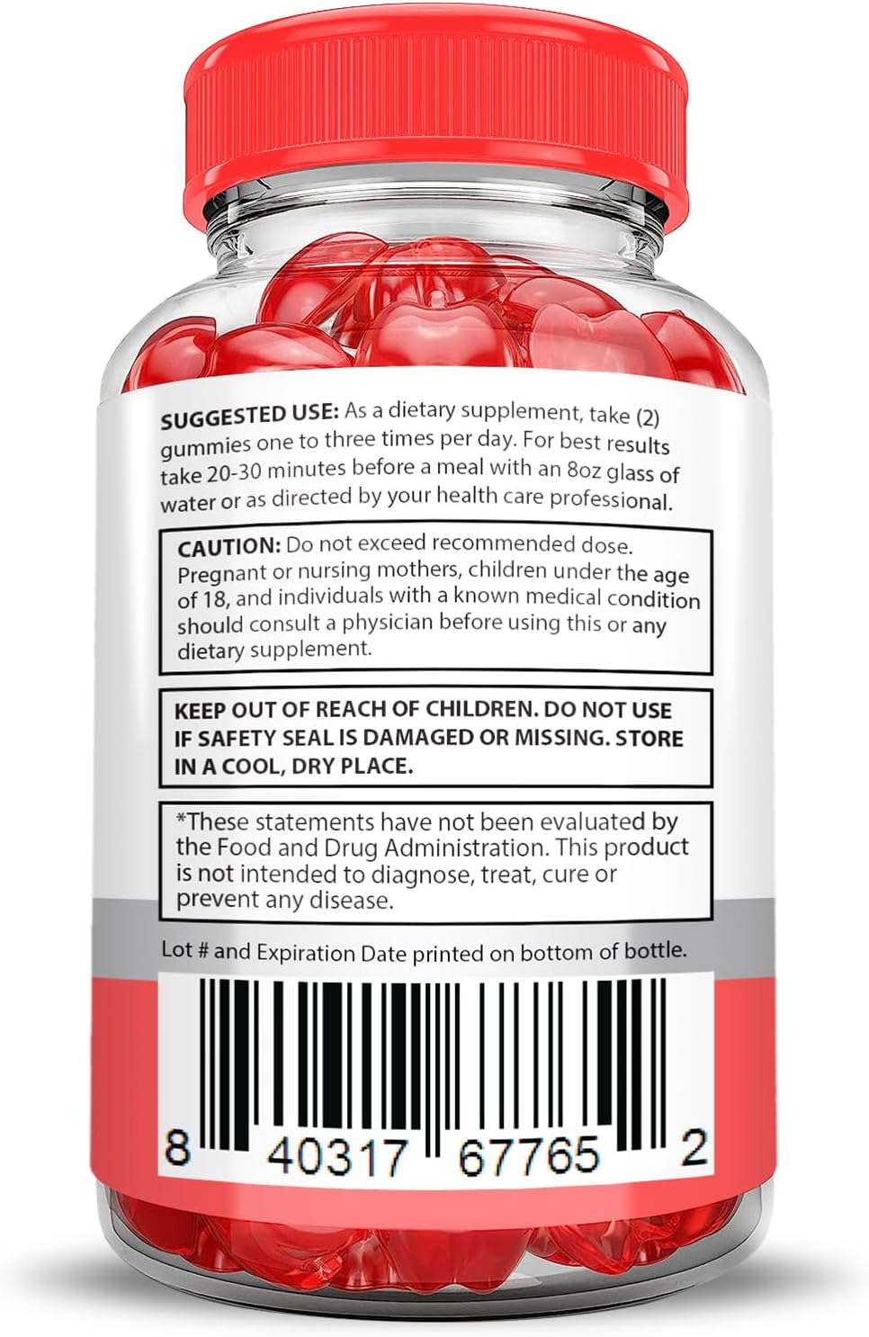 Keto Bites ACV Gummies 10 Pack - Advanced Formula with 1000MG Apple Cider Vinegar, Pomegranate, Beet Juice Powder, B12 - Vegan & Non GMO