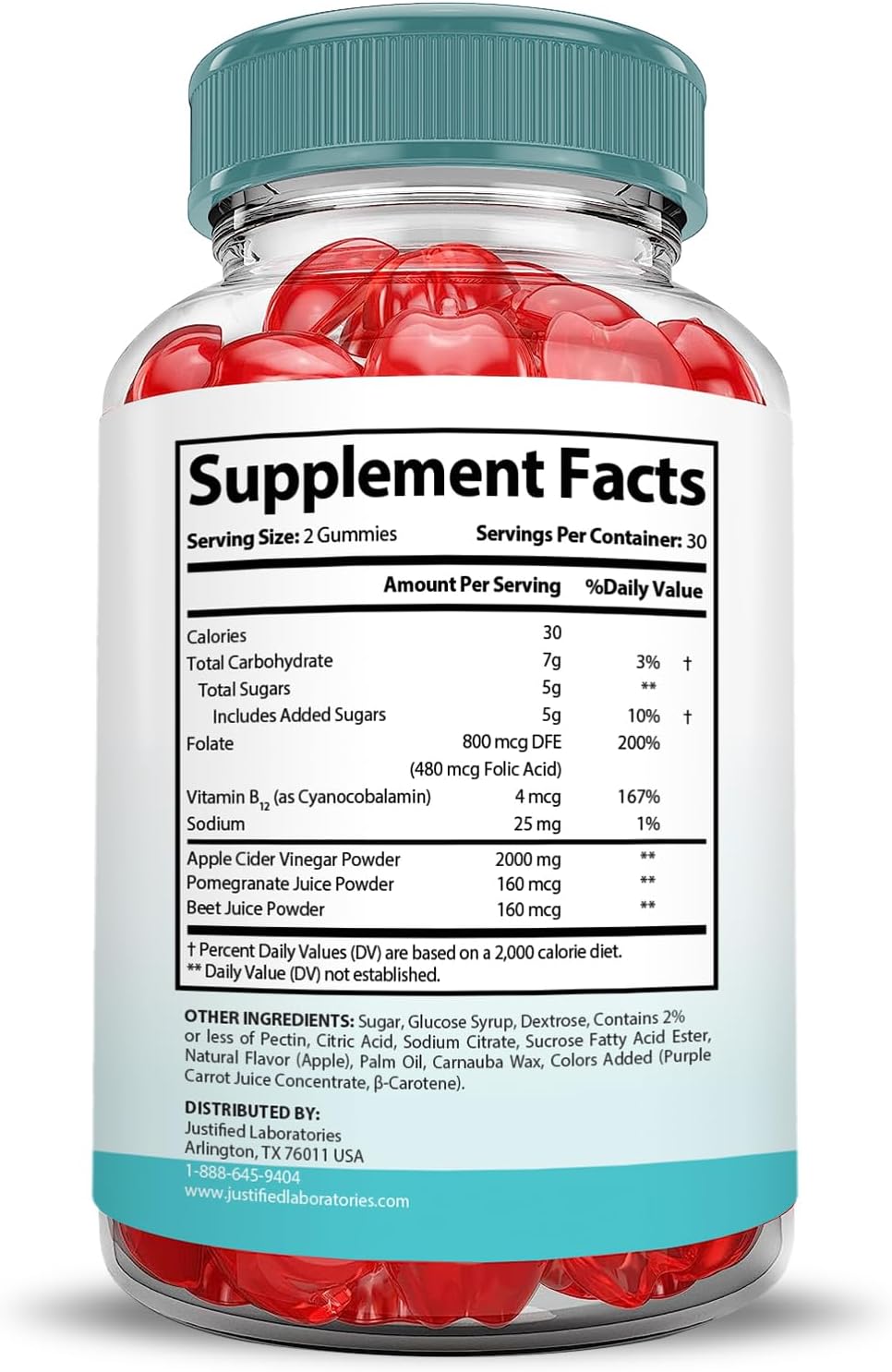 Keto Genesis ACV Gummies Extreme 2000MG (2 Pack) - Apple Cider Vinegar Pomegranate B12 Vegan Non GMO - 120 Gummys