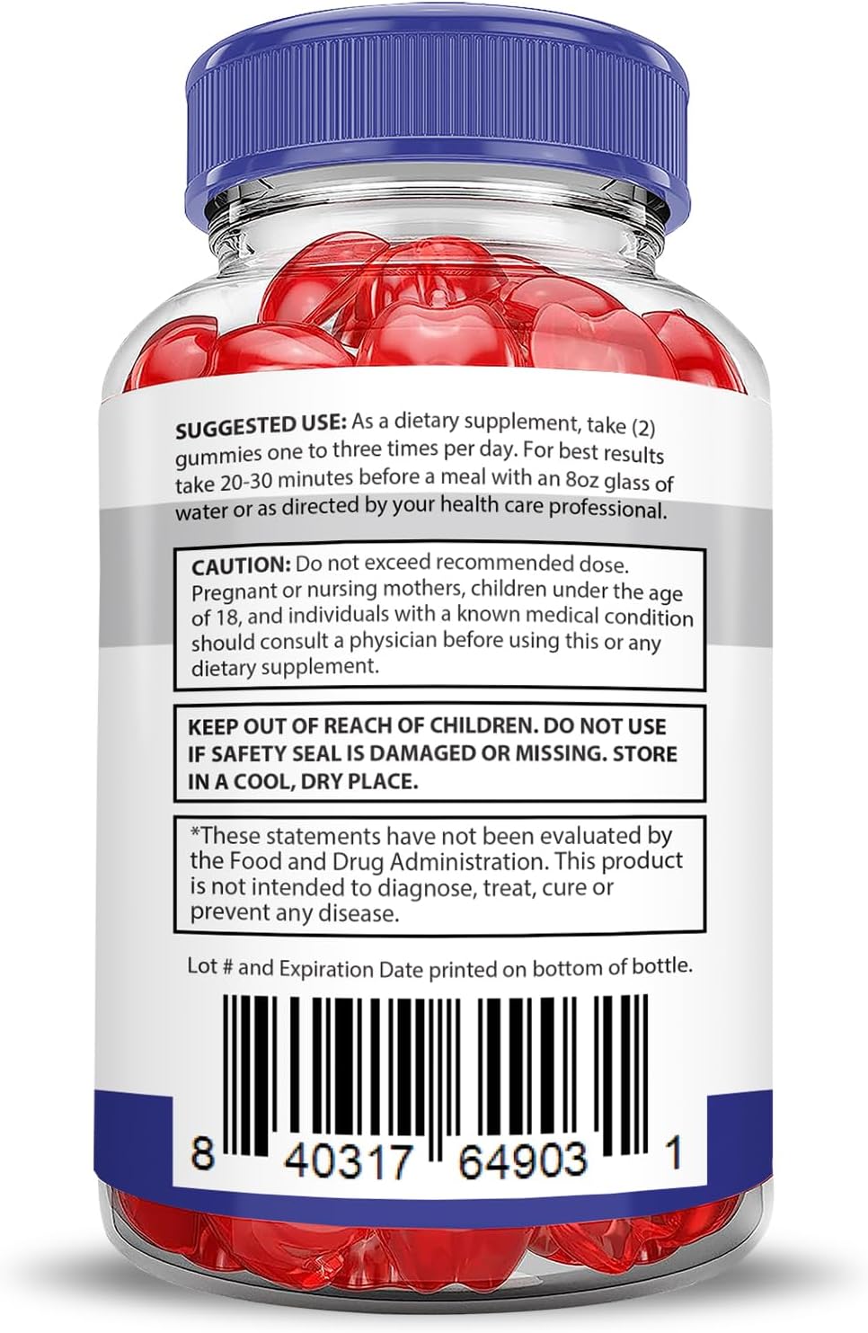 Keto Thrive ACV Gummies 1000MG with Pomegranate Beet Juice B12 - 60 Vegan Non GMO Gummies