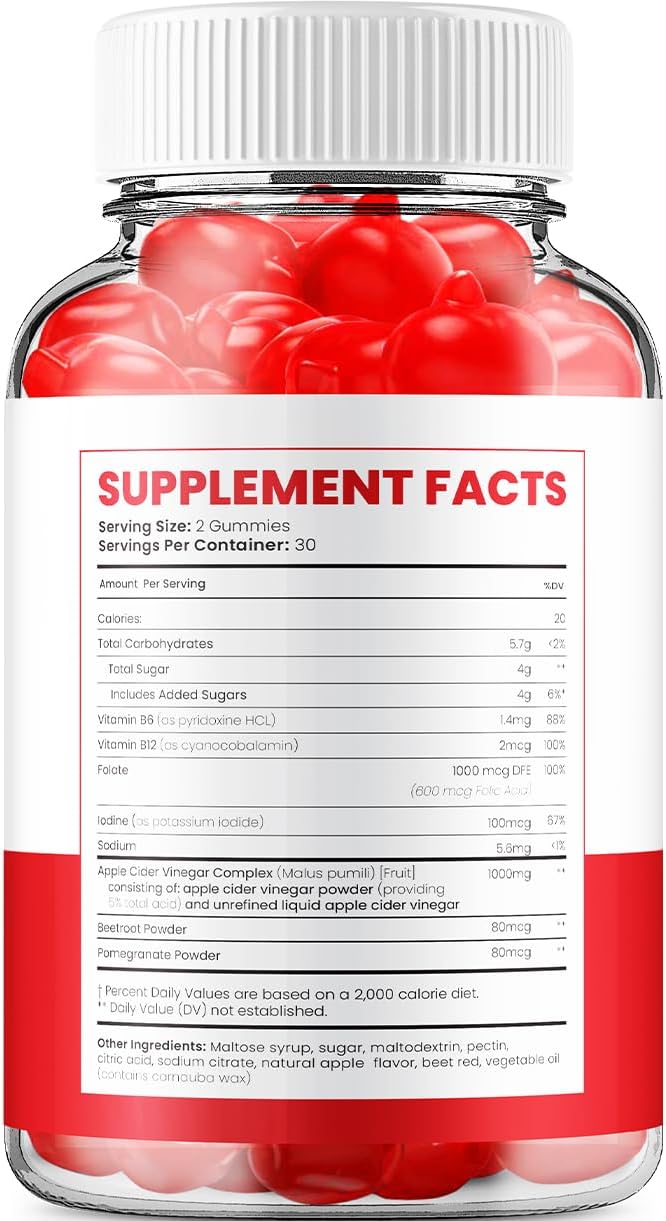 KetoBeez + ACV Gummies Supplement with Vitamin B12 - Apple Cider Vinegar 1000MG Gummies for Energy and  Slimming Formula  Support (3 Pack - 180 Gummies)
