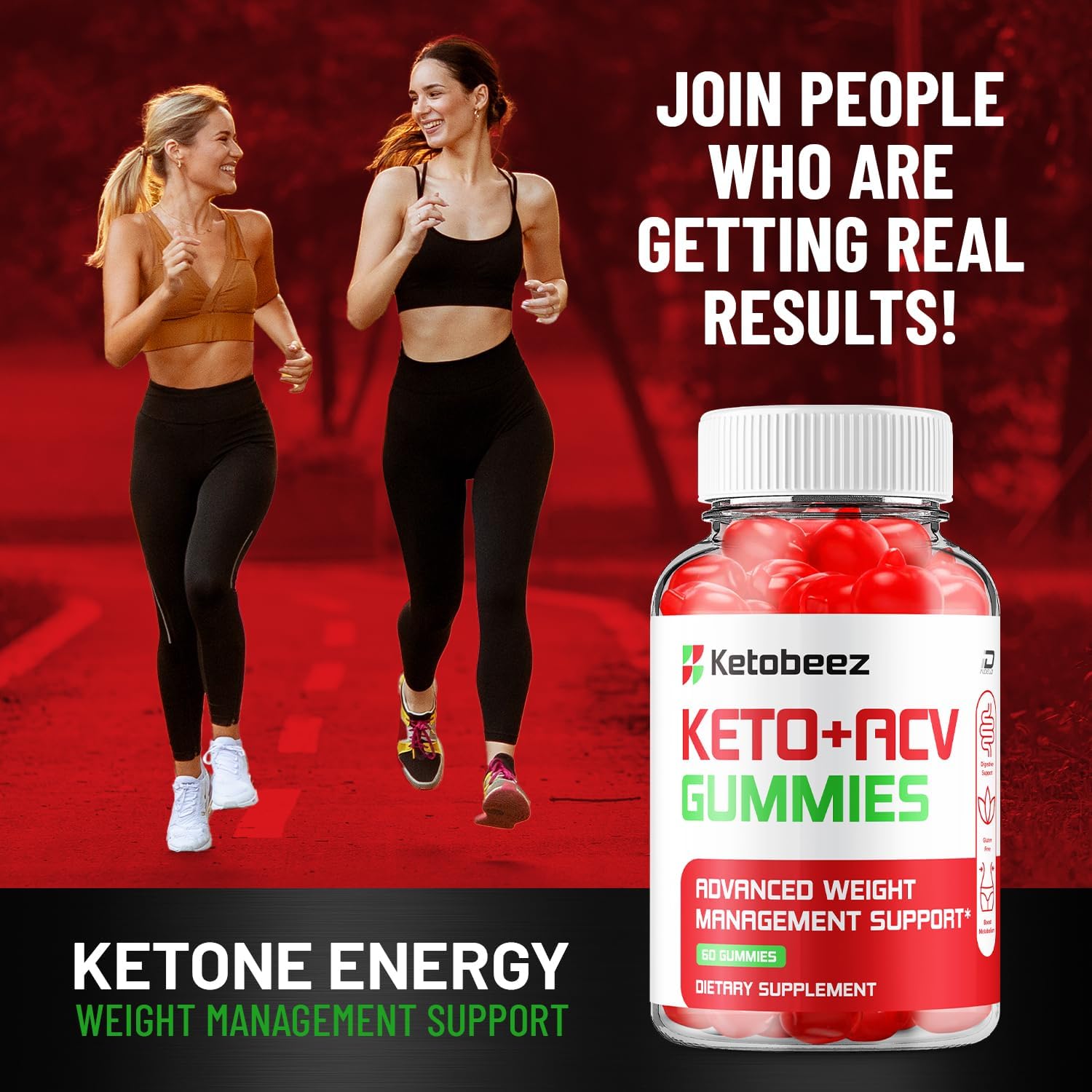 KetoBeez + ACV Gummies Supplement with Vitamin B12 - Apple Cider Vinegar 1000MG Gummies for Energy and  Slimming Formula  Support (3 Pack - 180 Gummies)