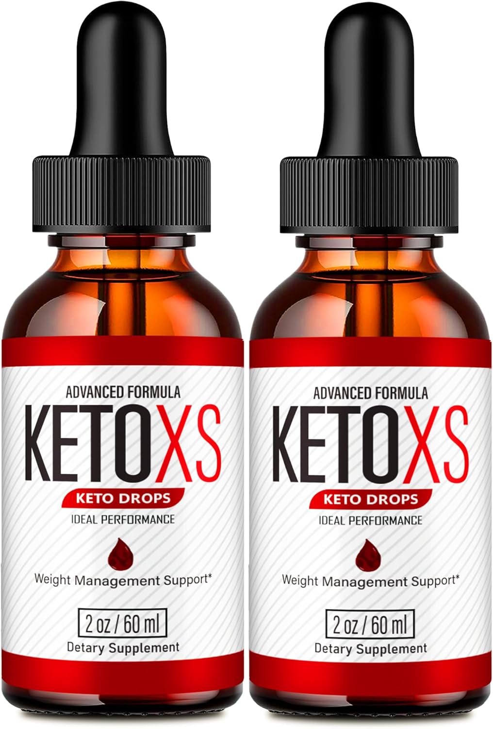 KetoXS Liquid Drops - All Natural Keto Formula for Maximum Strength and Overall Wellness - 2 Pack
