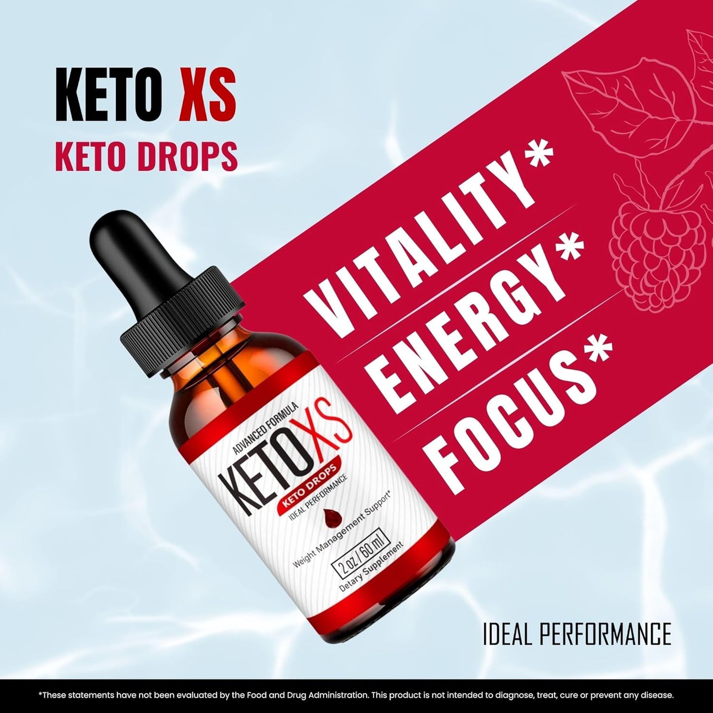 KetoXS Liquid Drops - All Natural Keto Formula for Maximum Strength and Overall Wellness - 2 Pack