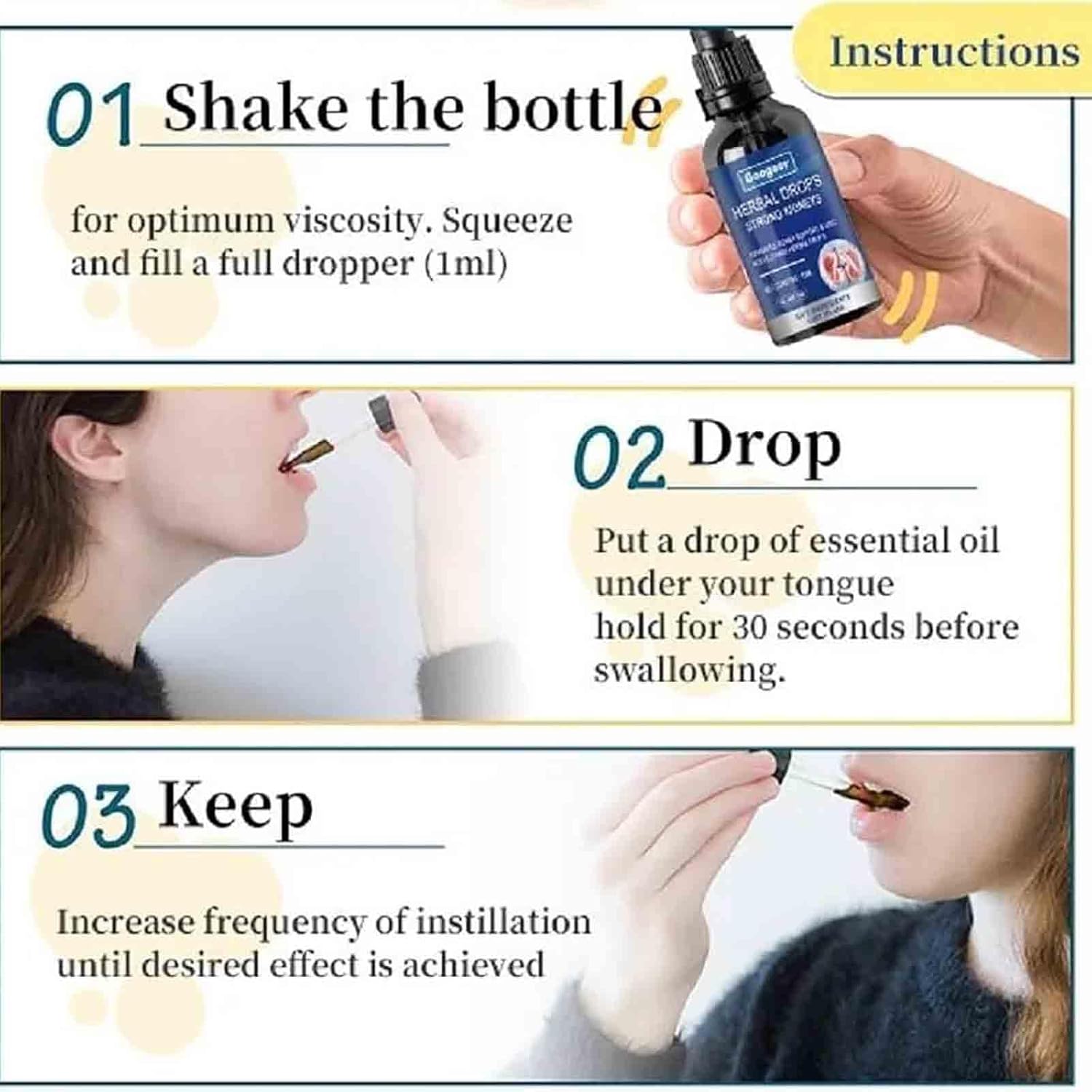 Kidney Care Herbal Drops for Strong and Relaxing Kidneys - Oral Solution (2pcs)