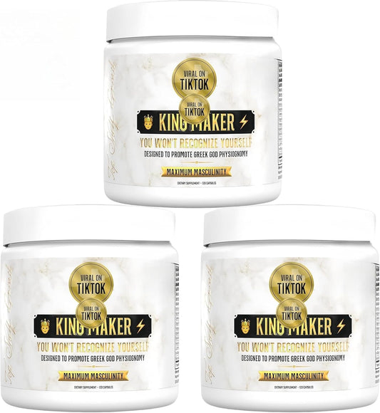 King-3pcs Maker MEN3- 13-in-1 Supplement for Men - 360 Capsules