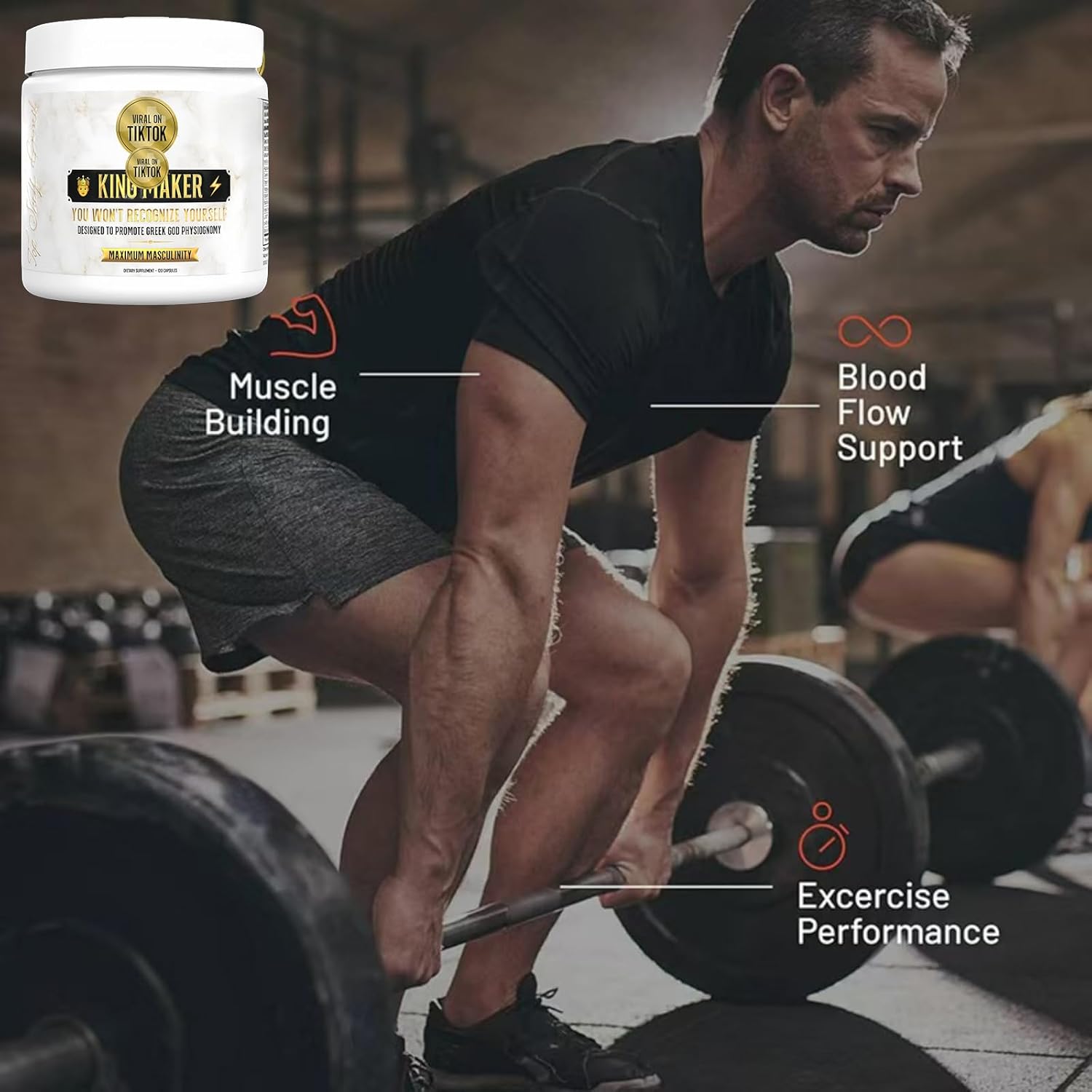 King-3pcs Maker MEN3- 13-in-1 Supplement for Men - 360 Capsules