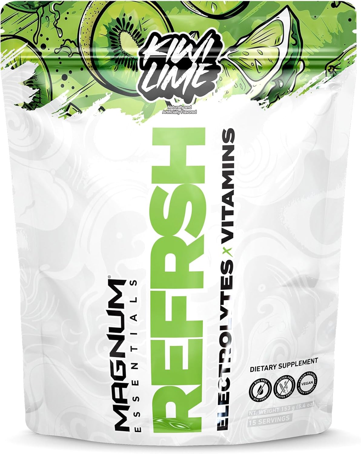 Kiwi Lime Electrolyte and Vitamin Drink Mix - 15 Servings