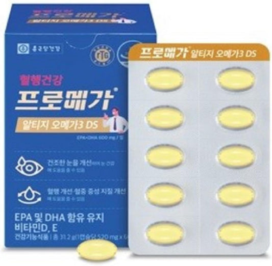 Korea Chong Kun Dang Health Pro Mega RTG Omega 3 Supplement for Optimal Health