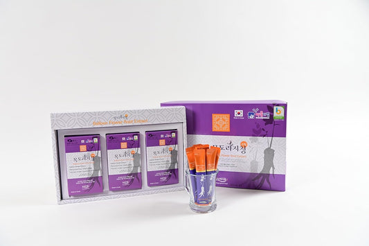 Korean Mugunghwa Food Stick with Balloon Flower Root Extract, Bellflower, Ginger, and Natural Sweeteners for Cold and Sore Throat Relief - All Ages Friendly